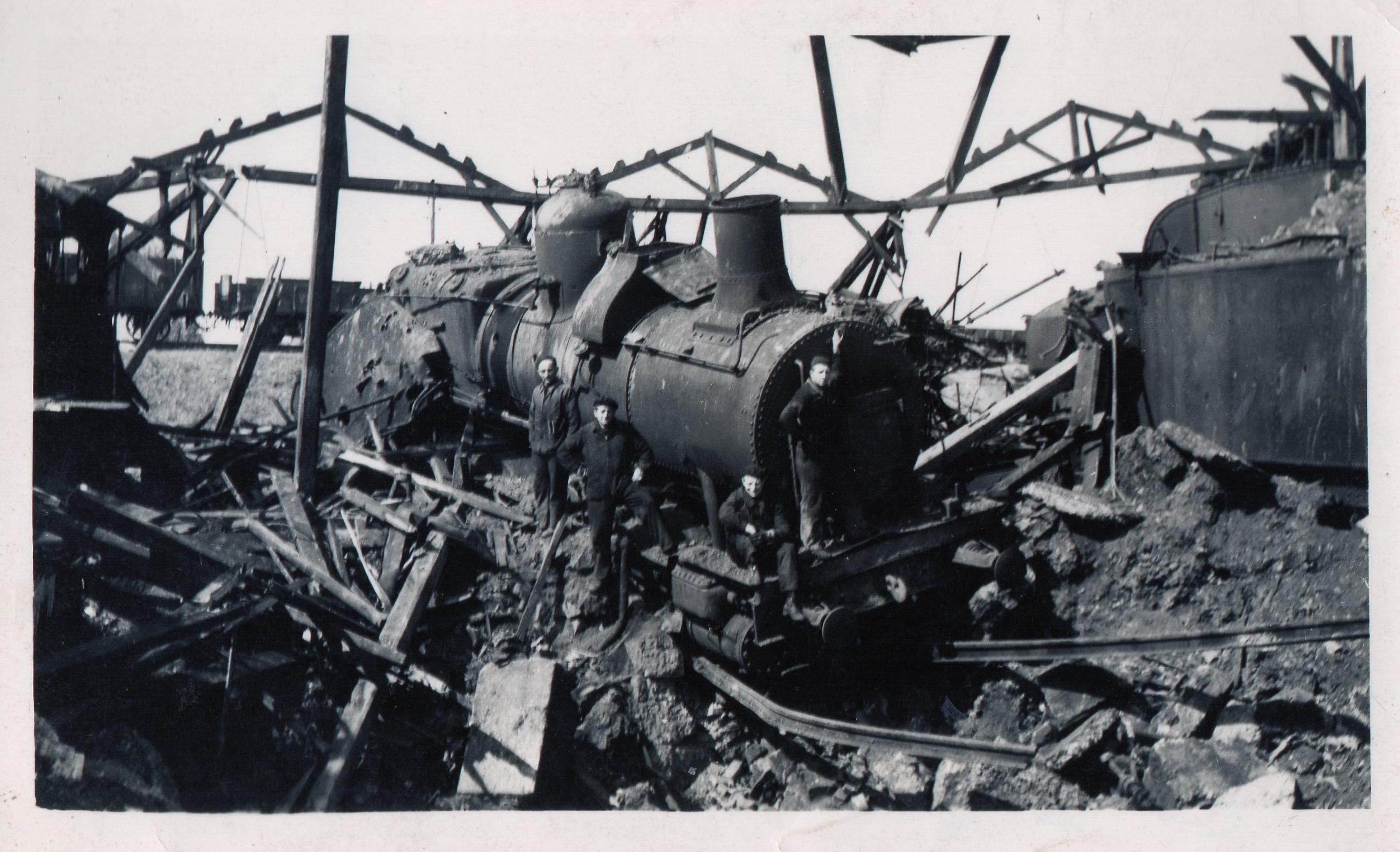 Bomb Dépôt Belf 11 Mai 44