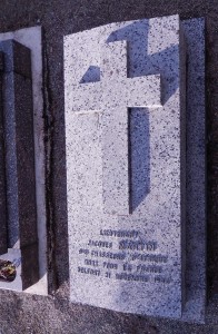 Tombe du lieutenant Martin au cimetière des Mobiles à Belfort (photo : R. Bernat)