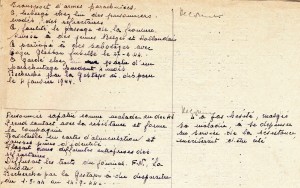 Extrait du registre de Victor Heidet concernant E. Novier et V. François