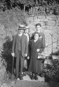 001b abraham et mélanie 1931 avec Germaine et René
